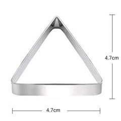 Sugar Candy Tools: Stainless Cutters, Choco Molds, Umbrella Cutter, 6 - pce Biscuit Kit for Fam & Party