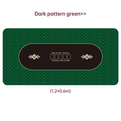 Dezhou playing card pad tablecloth table cushion square round chip rubber cushion playing card table top cushion