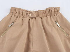 Summer new fashionable and versatile balloon version casual shorts