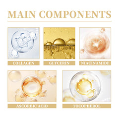 Collagen Face Serum, Moisturizing, Moisturizing And Firming Facial Skin, Cleaning, Anti-Wrinkle, Anti-Aging Eyes