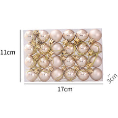 Christmas Ball Plastic Electroplating Christmas Ball Christmas Tree Creative Decoration Gift