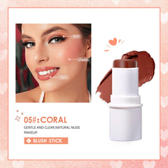 QIBEST Multifunctional Makeup Stick Highlighter Blush Contouring Balm Lip Stick Rouge Pen Lipstick