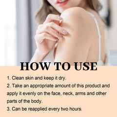 Face Protection Lotion Mild Protection UV Repair Sunburn Anti-Wrinkle Clear Protection Cream