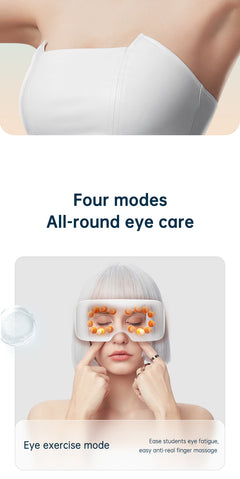 New Arrival Dry Eye Massage And Heating Steam Eye Massage Equipment Vibration Electric Eye Steam Massager