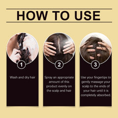 Scalp Nourishing Spray Strengthens Hair And Moisturizes Hair And Scalp Care Plant Extract