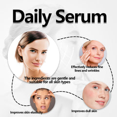 Daily Serum, Face Firming Skin Anti-Wrinkle Anti-Aging Delicate Pore Skin Lotion