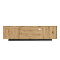 70 inch modern TV stand with 3 cabinets and drawers, entertainment center can accommodate TVs under 80 inches