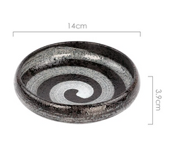 Creative retro ceramic plates plates dishes sushi plates tableware snack plates