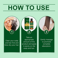 Ginger Hair Care Essential Oil Mild Ingredients Herbal Ginger Nourishes Hair Soft Beautiful Essential Oil