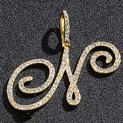 Hip hop accessories grass letter pendant melon seed buckle Cuban chain accessory