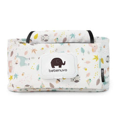 Print Strollers Baby Trolley Bag with Detachable Handbag Multifunctional Baby Stroller Organizer Pram Buggy Cart Hanging Bag XV2