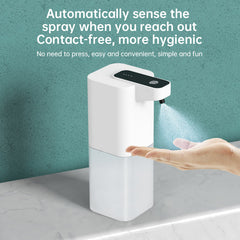 Infrared - Sensing USB - Rechargeable Foam Hand Sanitizer Dispenser for Home Bathrooms