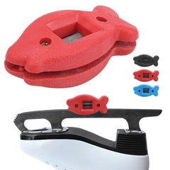 Diamond Sandstone Ice Skate Double Side Sharpener Portable Hanging Ice Hockey Shoe Blades Sharpener Ice Skate Accessories