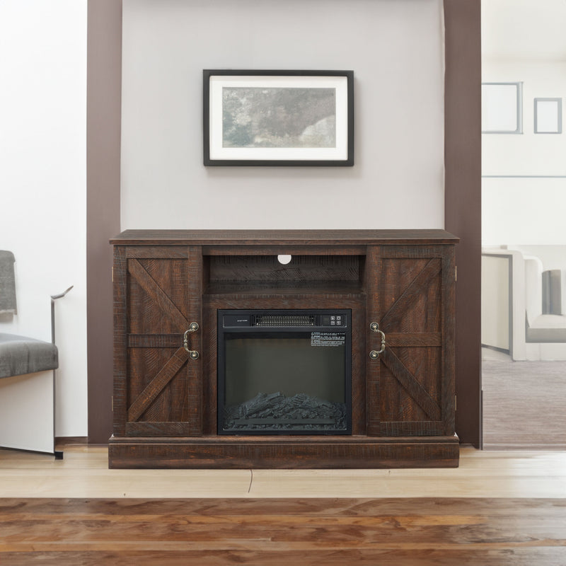 Farmhouse Classic Media TV Stand Antique Entertainment Console for TV up to 50