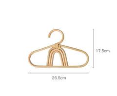 1pcs Handmade Vine Clothes Hanger Indonesian Vine Weaving Moon Sun Rainbow Style Children's Room Photography Room Decoration