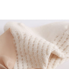 Children's Socks Combed Cotton Girl Baby Bow Princess Socks Hollow Mesh Dance Socks