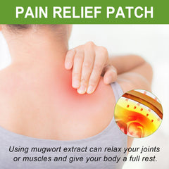 Wormwood Pain Relief Patch, Relieve Lumbar Neck Shoulder Vertebra Knee Joint Muscle Pain Discomfort Body Care Paste