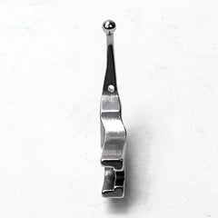 P369. Wedding dress fashion fabric. Bead-free fixed presser foot.