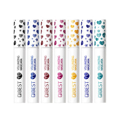 QIBEST Colorful Mascara Japanese Cosplay Curly Mascara Slender And Not Smudged