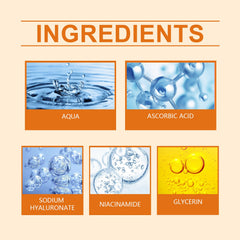 Vitamin C Facial Skin Care Set, Facial Moisturizing Moisturizing Rejuvenating Skin And Pore Fine Set
