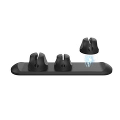 Data cable protection cover charging wire magnetic cable organizer silicone desktop data cable storage and winding device
