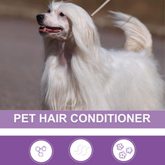 Pet Hair Conditioner, Fluffy Soft Not Knot Pet Pet Hair Clean Nursing Hair Cream