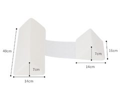 Baby sleeping on the side, fixed pillow with triangular positioning, adjustable sleeping posture, anti fall, anti spitting, and soothing pillow