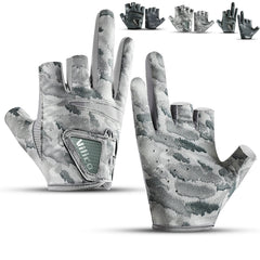 Outdoor fishing equipment - thin comfortable breathable leak proof 3-finger lure fishing gloves