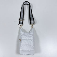 Winter outdoor down bottle cover portable fashion shoulder belt kettle bag hand-held oblique heat preservation cup sleeve