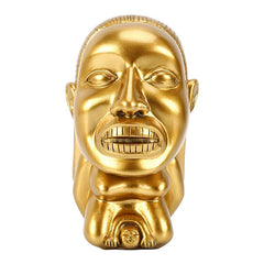 Indiana Jones Idol Golden Fertility Statue Resin Fertility Idol Sculpture with Eye Scale Raiders of The Lost Ark Cosplay Props
