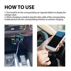 2-In-I Sterl Th Car Signal Jammer With Charging Pod, Car Dual USB Interface Mobile Phone Multi-Function Charger