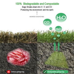 Biodegradable Pet Waste Bags Corn Starch PLA Degradable Poop Bags