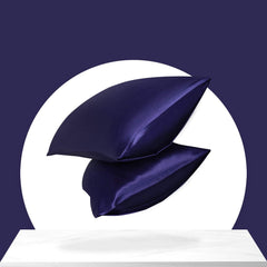 Simulation silk solid color polyester pillowcase envelope pillow pillow cases pillow pair multi-color