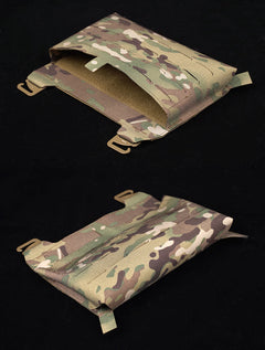 WoSporT can accommodate three 5.56 (or two 7.62) inner pockets with built-in function cover camouflage front panel