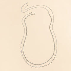 Versatile double-layer simple thin chain claw chain body chain fashionable beach rhinestone sexy waist chain