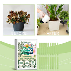 Plant Nutrition Bar, Slow-Release Nutrition For Domestic Flowers And Green Plants Growing In Potted Plants