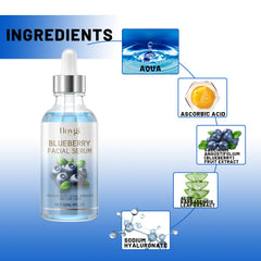 Blueberry Facial, Care Facial Skin Deep Cleansing Anti-Wrinkle Skin Care Essence Beauty Brightening Cream