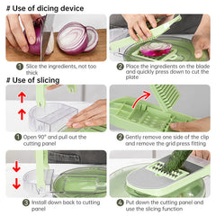 Multifunctional vegetable cutter household kitchen wiper shredder potato shredder radish shredder grater vegetable cutter