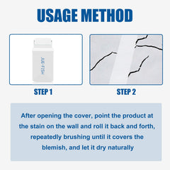 Wall Repair Roller Brush, White Paint Renovation, Moisture And Crack Prevention, Graffiti Cover Repair Wall Paint