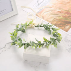 Beach vacation photo wreath headdress bride bridesmaid headdress headdress flower