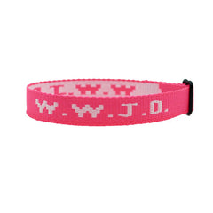 Alphabet Jacquard Printed Wrist Strap Bracelet Strap Unisex WWJD Bracelet Adjustable Bracelet