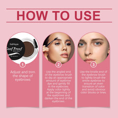 Eyebrow Cream Series Of Anti-Smudging Multi-Color Eyebrow Color Moisturizing Nourish Long-Lasting Dry Waterproof Eyebrow Cream