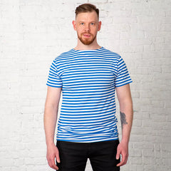 Russian Paratrooper Short-Sleeved Breton Shirt (Unisex) – Quick-Dry, Breathable, Sweat-Wicking