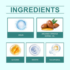 Argan Leave-In Hair Treatment Spray Moisturizes Split Hairs And Moisturizes Glossy Hair