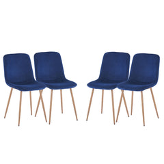 Dining Chair 4PCS（BLUE）Modern style New technology Suitable for restaurants cafes taverns
