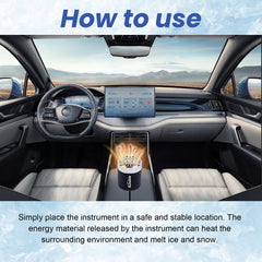 Snow Remover, Car Windshield Snow Melt Defogging Fast And Easy Deicing Heater