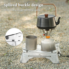 Folding Mini Table - Ultralight PP Camp Table & Tray (97g) Food-grade, Portable for Camping & Hiking Gear