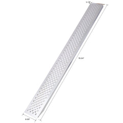 Aluminum ramp, 78 "Lx8.5" W lightweight loading ramp, 880 pounds/PR capacity, portable ramp, 2PCS
