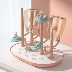 Baby Bottles Dryer Milk Bottle Drain Rack Bottle Rack Drying  Washing Drying Feeding Bottles Dryer for Space Saving