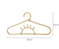 1pcs Handmade Vine Clothes Hanger Indonesian Vine Weaving Moon Sun Rainbow Style Children's Room Photography Room Decoration